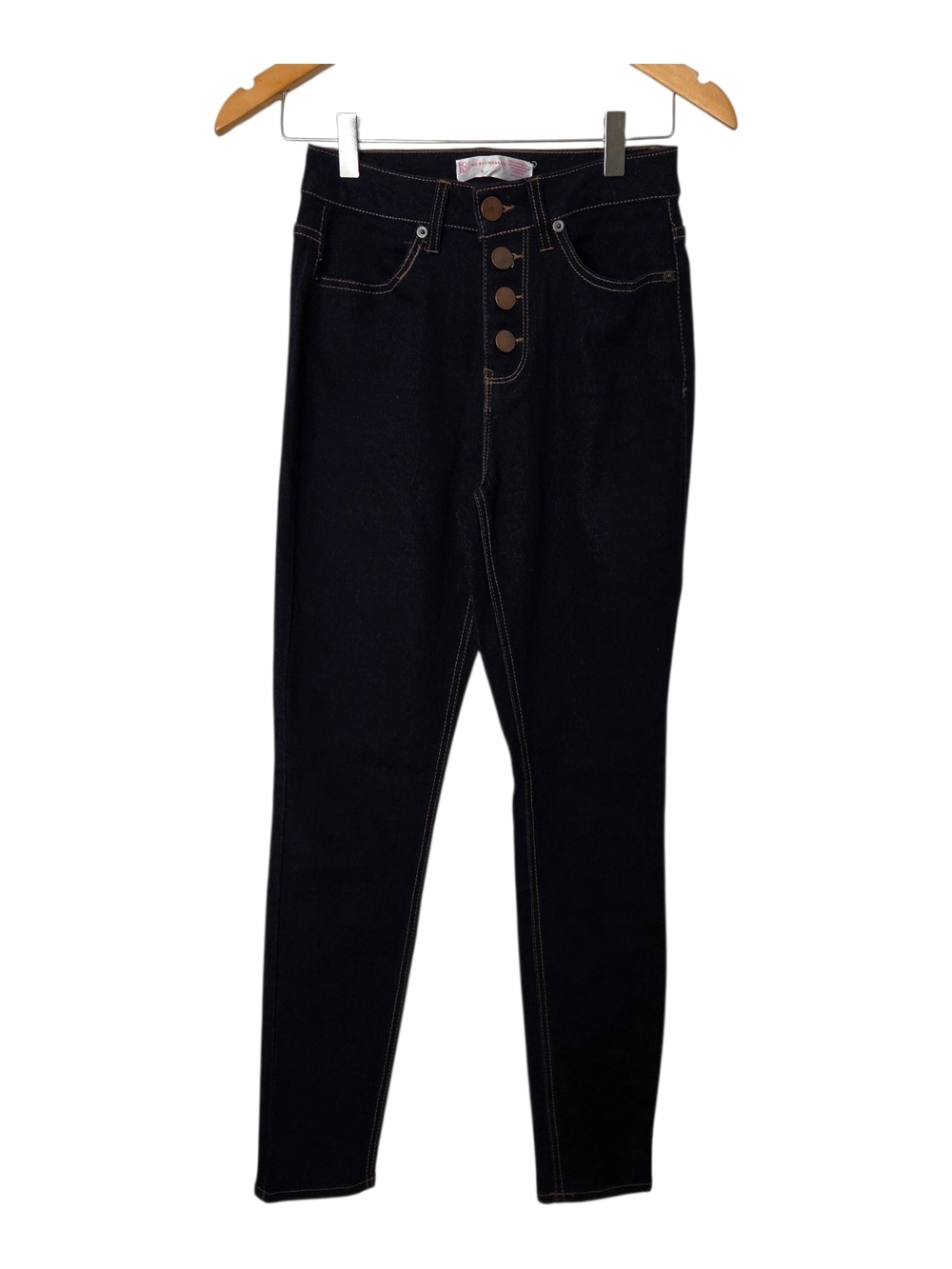 No Boundaries High-Rise Dark Blue  Button-Fly Women’s Jeans Size 5